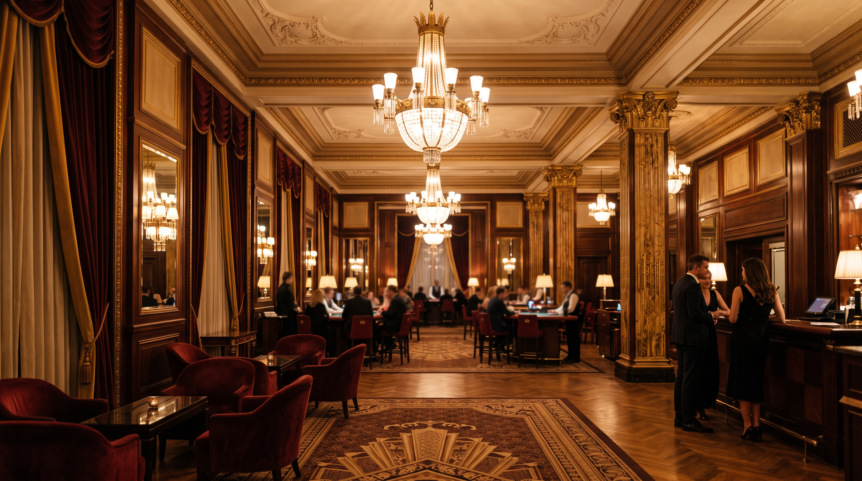 Interior del Salón Alvear, espacio de entretenimiento nocturno del hotel PlayResortWorld